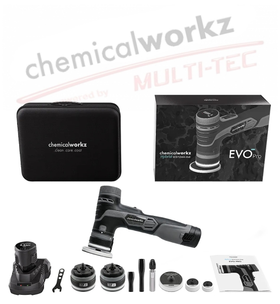 chemicalworkz EVO mini Pro Akku Hybrid Exzenter Poliermaschine